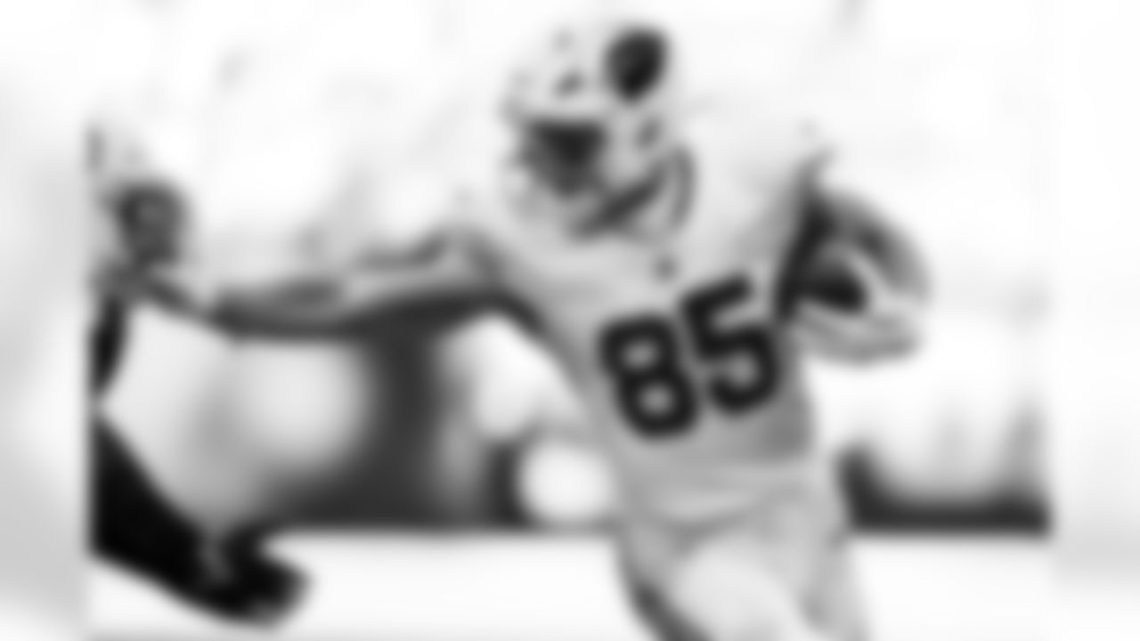 Arizona Cardinals tight end Trey McBride (85) during the Week 6 regular season game between the Arizona Cardinals and the Indianapolis Colts on Sunday, Oct. 12, 2025 in Indianapolis, IN.
