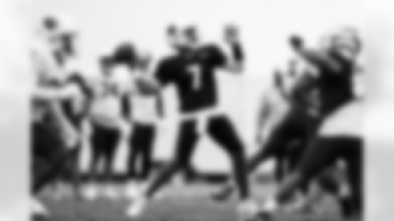 Arizona Cardinals quarterback Jacoby Brissett (7) during practice at the Dignity Health Training Facility on Thursday, Oct. 9, 2025 in Tempe, AZ.