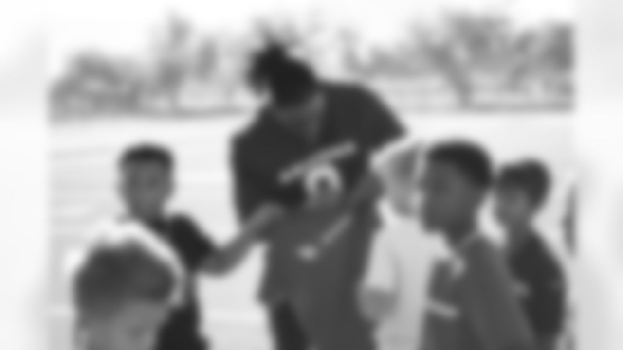 The Arizona Cardinals host a Youth Football Camp at Cesar Chavez High School presented by State Farm on Tuesday, Dec. 16, 2025 in Laveen Village, AZ.