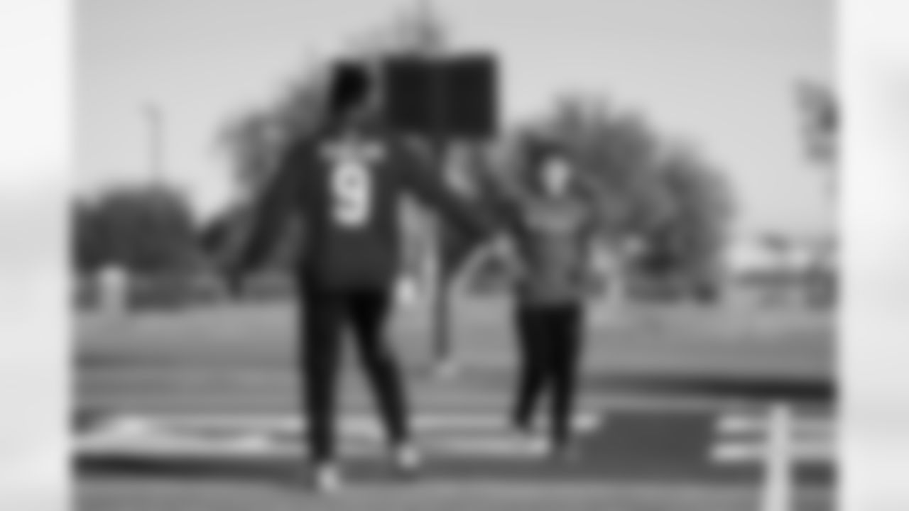 The Arizona Cardinals host a Youth Football Camp at Cesar Chavez High School presented by State Farm on Tuesday, Dec. 16, 2025 in Laveen Village, AZ.