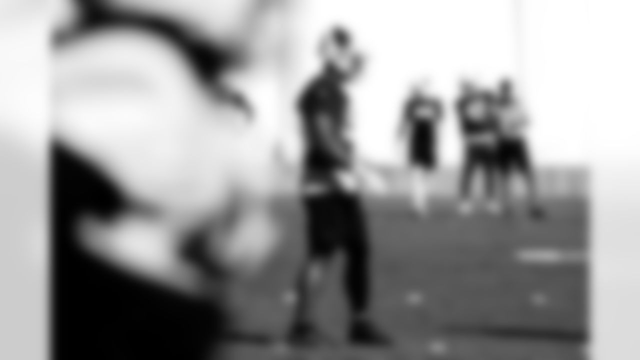 Arizona Cardinals linebacker Cody Simon (50) during practice at the Dignity Health Training Facility on Friday, Nov. 7, 2025 in Tempe, AZ.