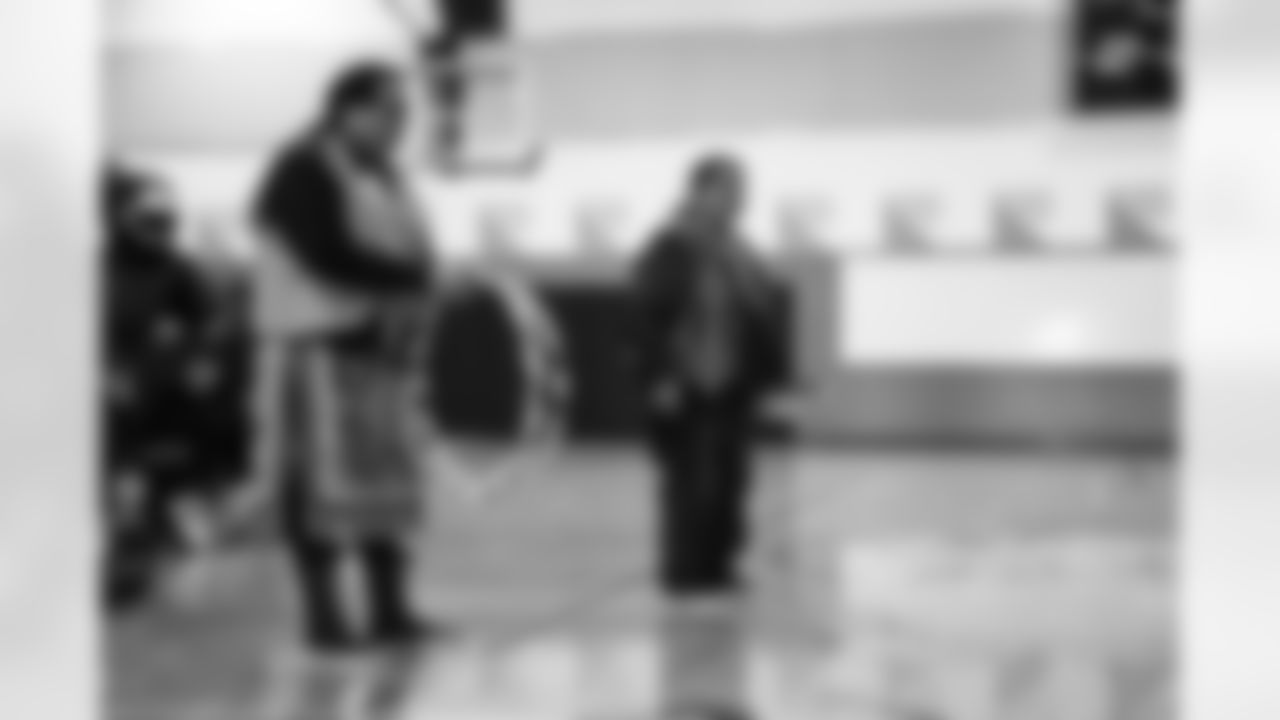 The Arizona Cardinals and the Boys & Girls Club at Gila River host a Youth Football Camp at the Boys & Girls Club on Tuesday, Nov. 11, 2025 in Laveen Village, AZ.