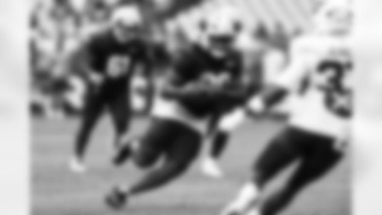 Arizona Cardinals running back DeeJay Dallas (20) during 2025 Training Camp on Monday, July 28, 2025 at State Farm Stadium.