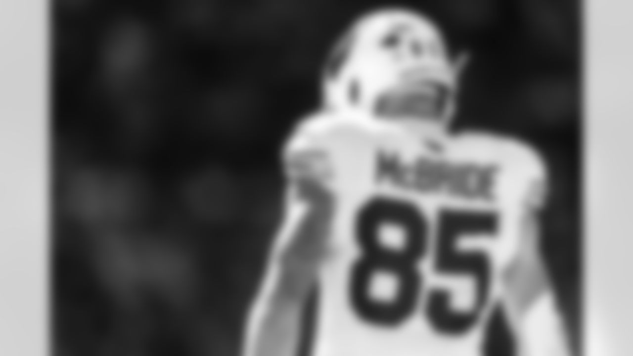 Arizona Cardinals tight end Trey McBride (85) during the Week 6 regular season game between the Arizona Cardinals and the Indianapolis Colts on Sunday, Oct. 12, 2025 in Indianapolis, IN.
