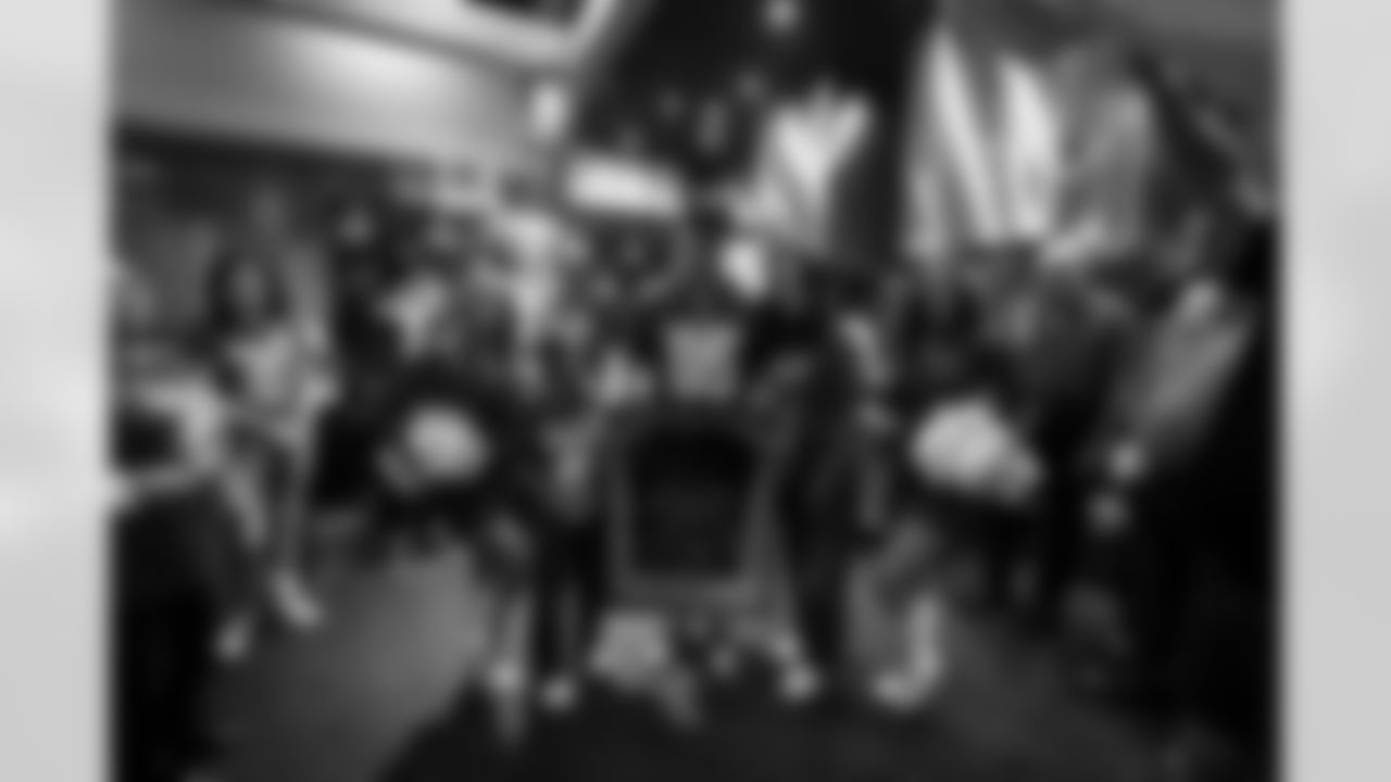 The Arizona Cardinals host veterans, members from the Pat Tillman Foundation, Civics leaders, and TAPS members at Benihana to honor those who serve on Monday, Nov. 10, 2025 in Tempe, AZ.