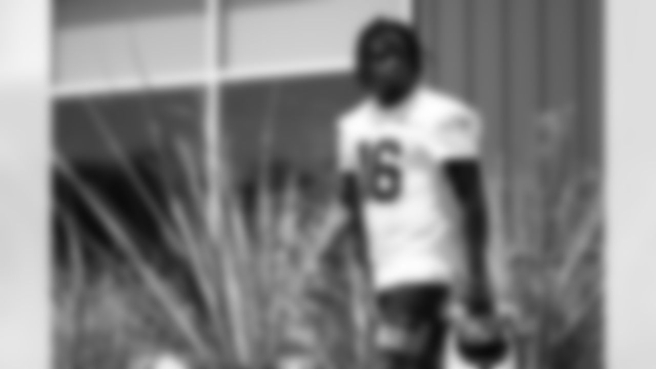 Arizona Cardinals cornerback Max Melton (16) during Phase Three of OTAs at the Dignity Health Training Facility on Wednesday, May 28, 2025 in Tempe, AZ.