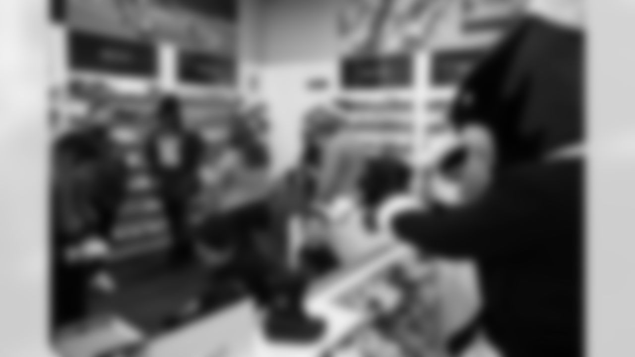 The Arizona Cardinals and Desert Financial Credit Union host a holiday shopping event at SCHEELS Chandler on Tuesday, Dec. 9, 2025 in Chandler, AZ.