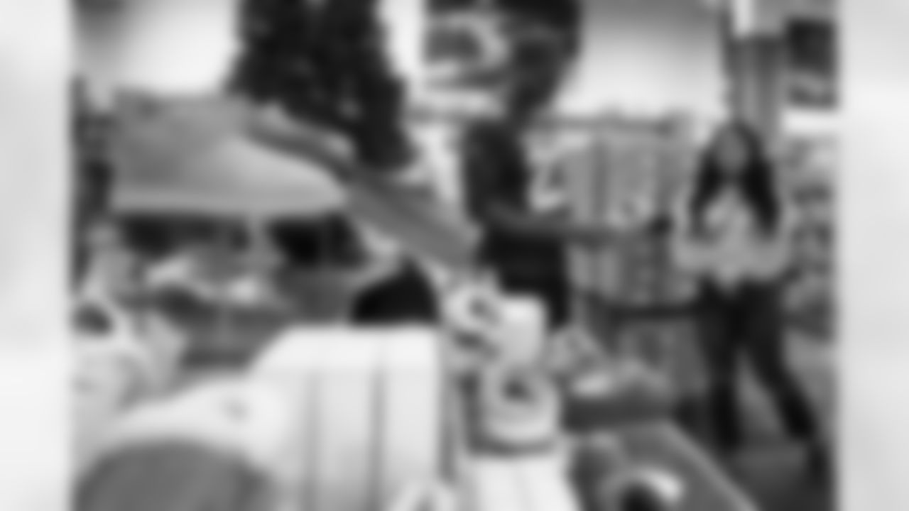 The Arizona Cardinals and Desert Financial Credit Union host a holiday shopping event at SCHEELS Chandler on Tuesday, Dec. 9, 2025 in Chandler, AZ.