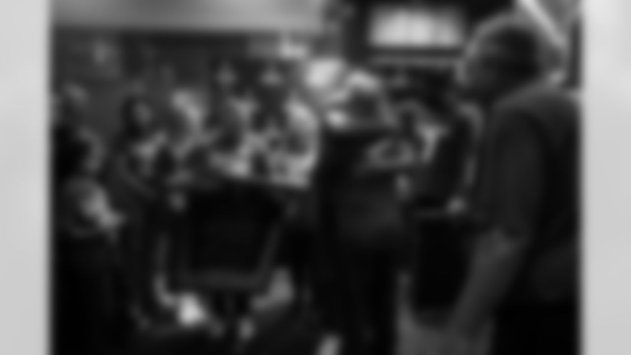 The Arizona Cardinals host veterans, members from the Pat Tillman Foundation, Civics leaders, and TAPS members at Benihana to honor those who serve on Monday, Nov. 10, 2025 in Tempe, AZ.