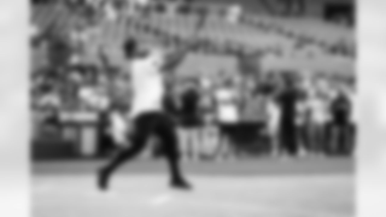Arizona Cardinals quarterback Kyler Murray (1) hosts his inaugural Kyler Murray Foundation Charity Celebrity Softball Game at Salt River Fields at Talking Stick on Saturday, May 17, 2025 in Scottsdale, AZ.