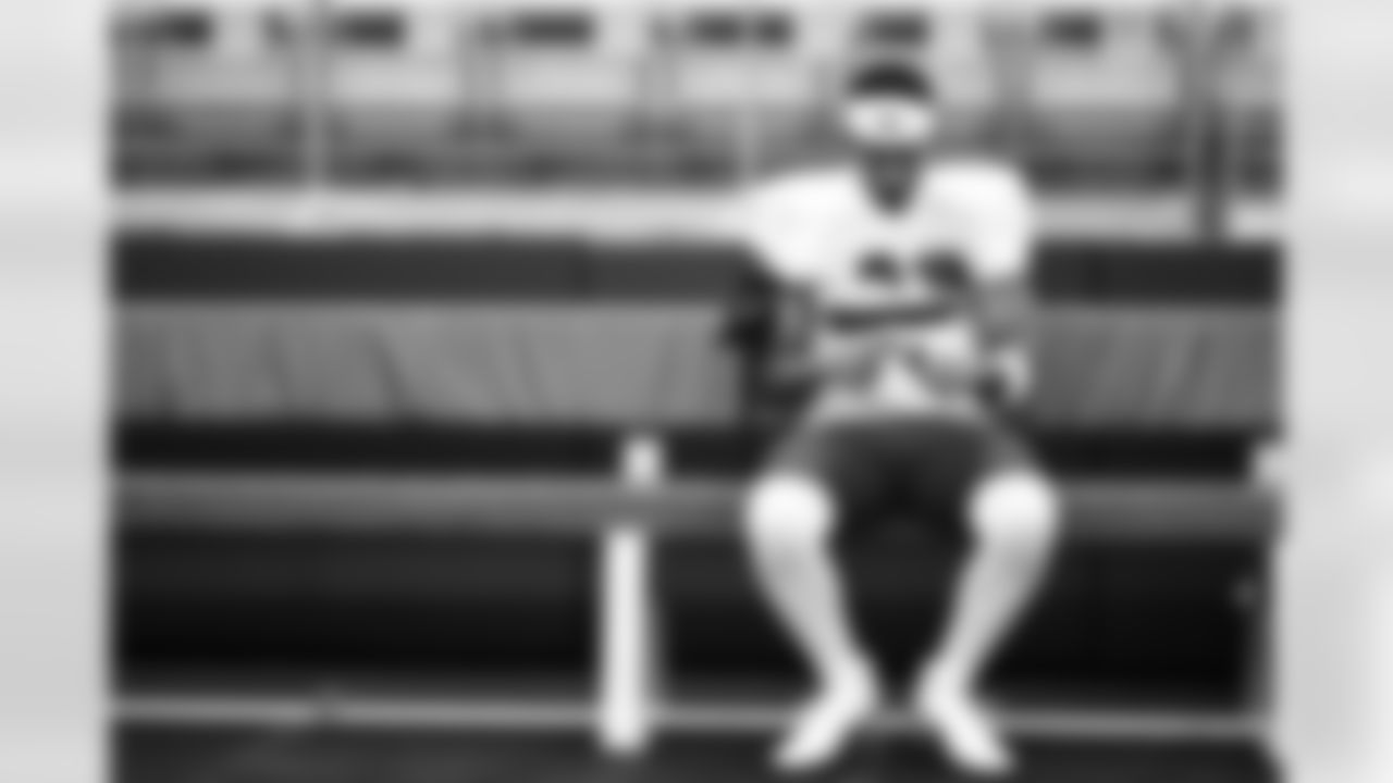 Arizona Cardinals safety Dadrion "Rabbit" Taylor-Demerson (42) during 2025 Training Camp on Monday, July 28, 2025 at State Farm Stadium.