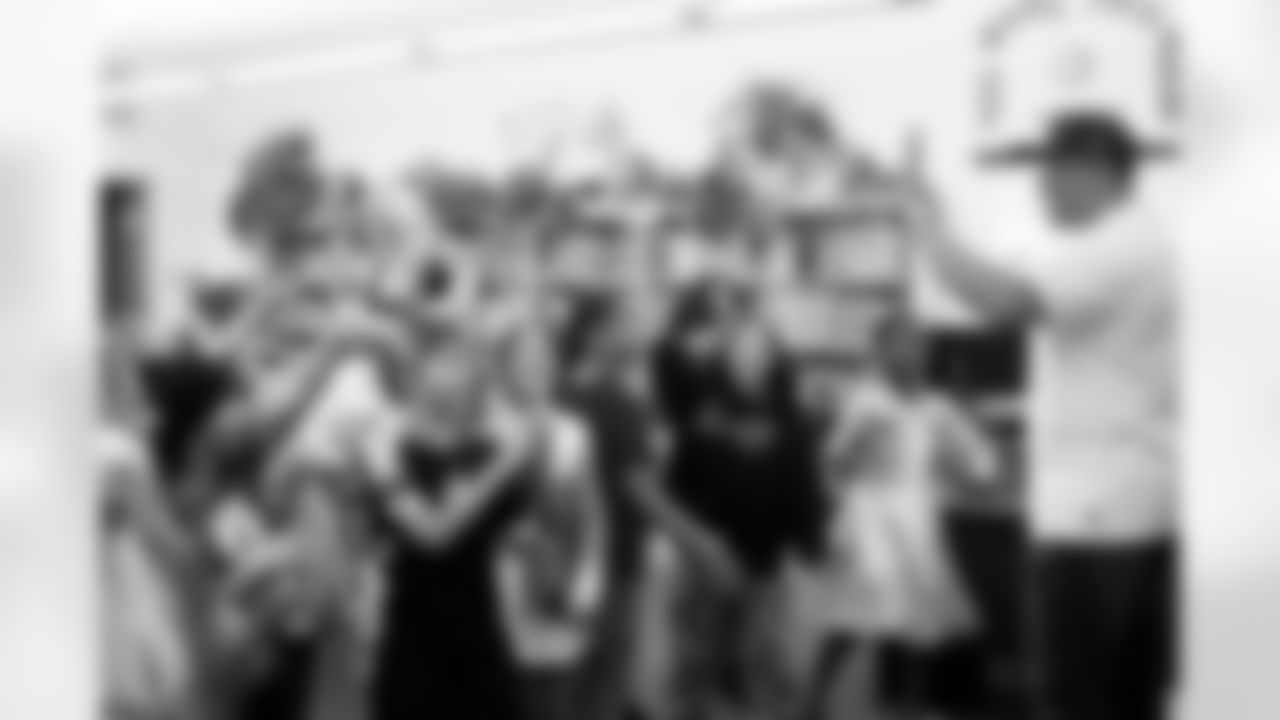 The Arizona Cardinals host a Milk and Cookies reading event at Brighton Charter School presented by SRP and Albertsons-Safeway on Thursday, Dec. 18, 2025 in Glendale, AZ.