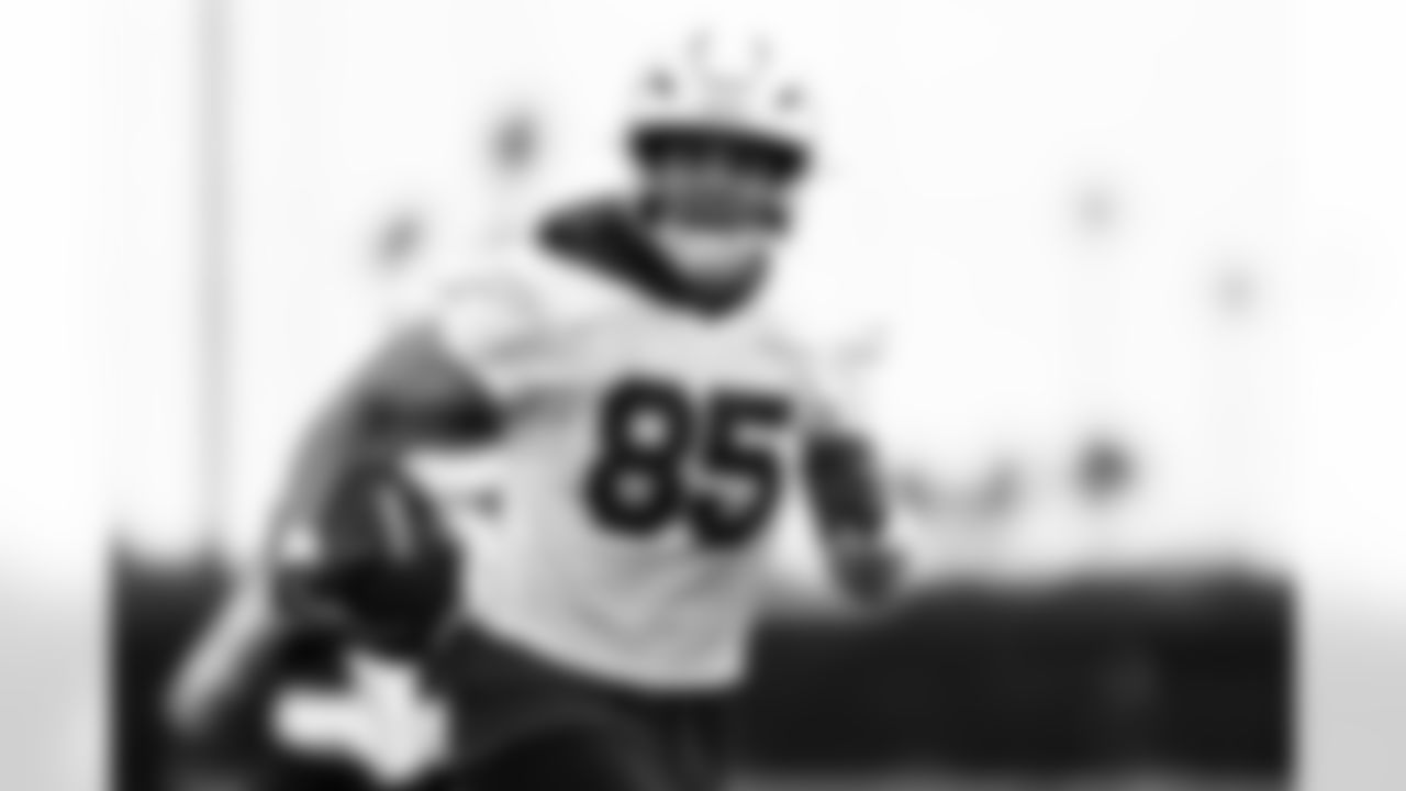 Arizona Cardinals tight end Trey McBride (85) during practice at the Dignity Health Training Facility on Wednesday, Nov. 26, 2025 in Tempe, AZ.