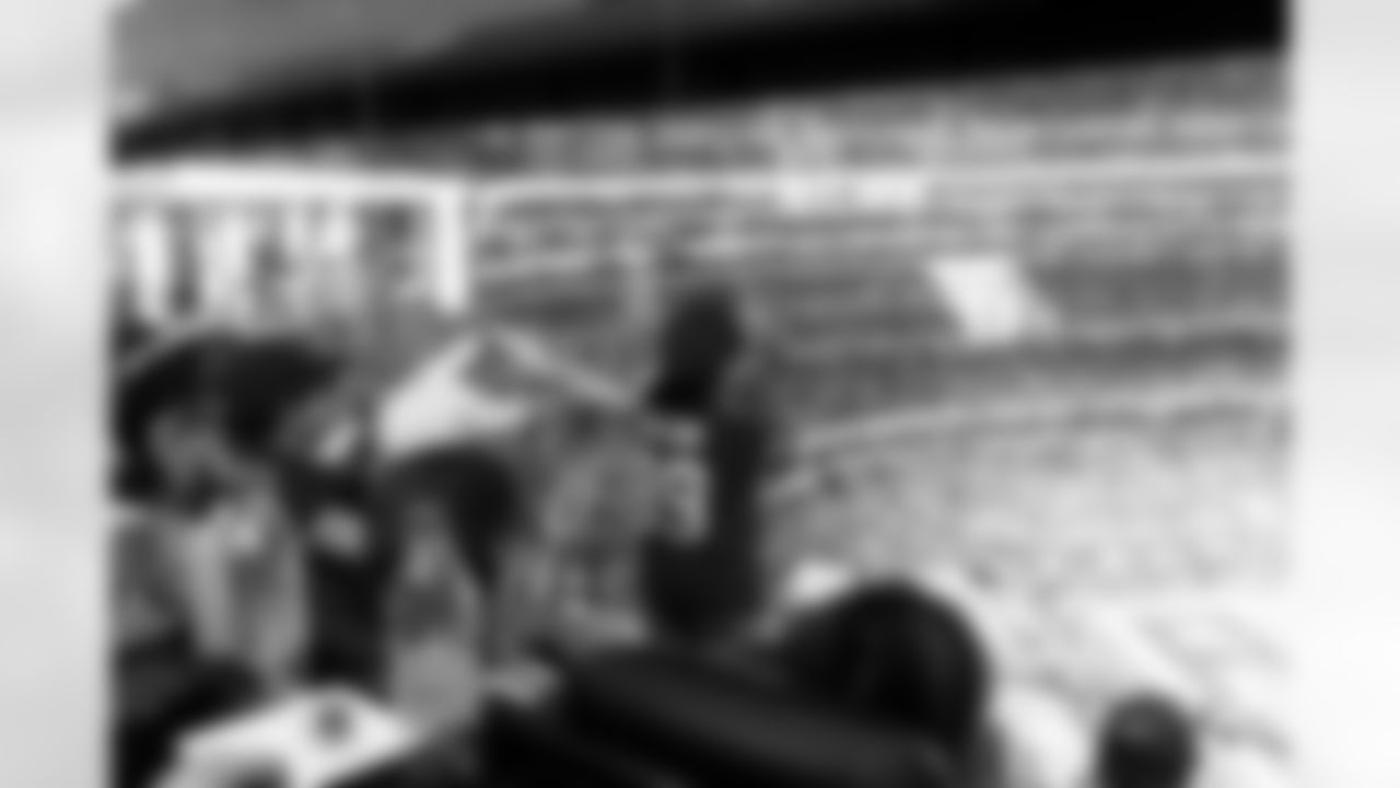 Fans from the inaugural Cardinals Premier Travel trip during the Week 9 regular season game between the Arizona Cardinals and the Dallas Cowboys at AT&T Stadium on Monday, Nov. 3, 2025 in Arlington, TX.