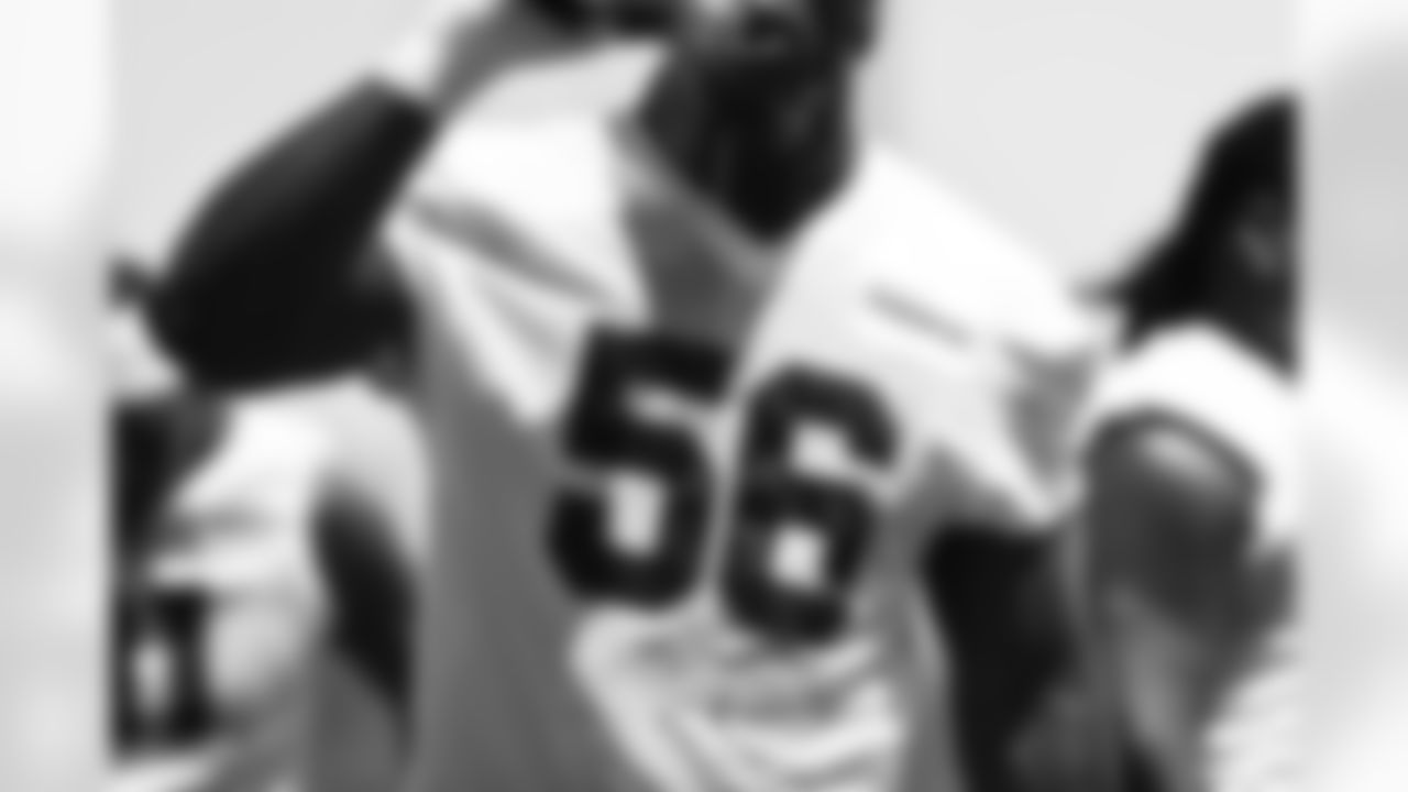 Arizona Cardinals defensive lineman Darius Robinson (56) during Phase Three of OTAs at the Dignity Health Training Facility on Tuesday, June 3, 2025 in Tempe, AZ.