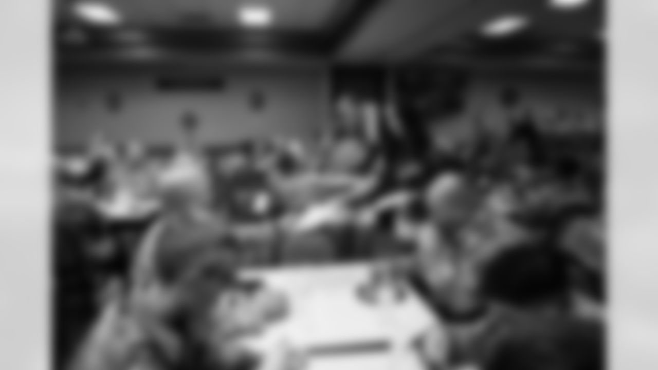 The Arizona Cardinals host TAPS, the Pat Tillman Foundation, Cox Charities, Folds of Honor, and civics educators on a KC-135 Stratotanker incentive flight featuring in-air refueling at Goldwater Air National Guard Base on Tuesday, Dec. 2, 2025 in Phoenix, AZ.