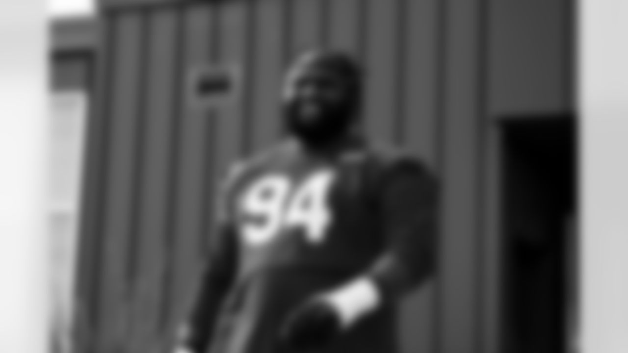 Arizona Cardinals defensive lineman Dalvin Tomlinson (94) during practice at the Dignity Health Training Facility on Thursday, Dec. 25, 2025 in Tempe, AZ.