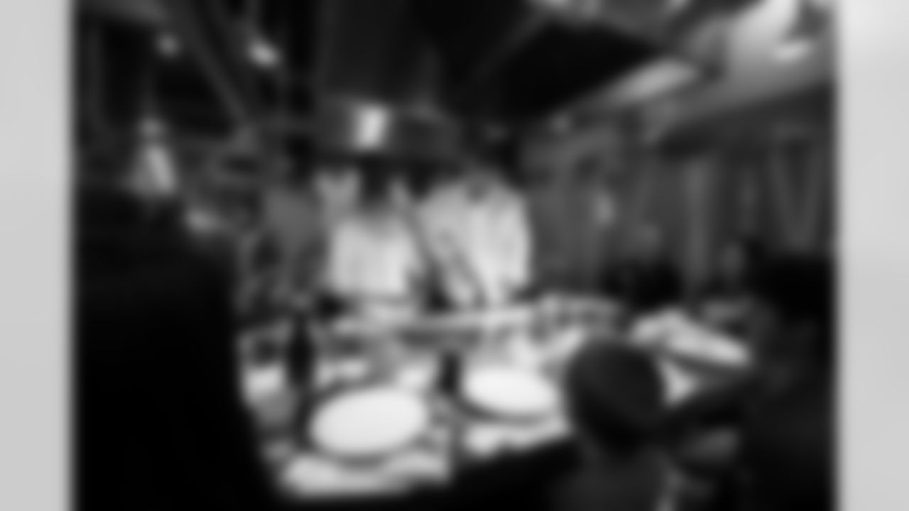 The Arizona Cardinals host veterans, members from the Pat Tillman Foundation, Civics leaders, and TAPS members at Benihana to honor those who serve on Monday, Nov. 10, 2025 in Tempe, AZ.