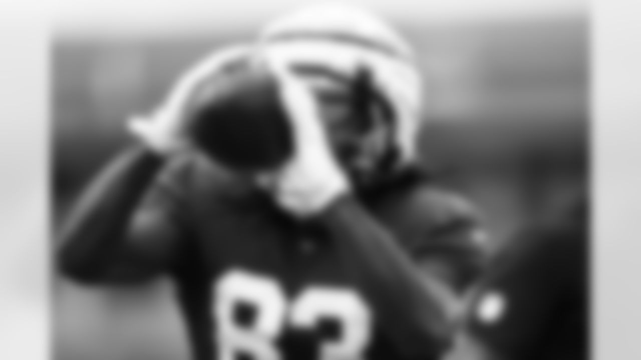 Arizona Cardinals wide receiver Tejhaun Palmer (83) during practice at the Dignity Health Training Facility on Thursday, Sep. 18, 2025 in Tempe, AZ.