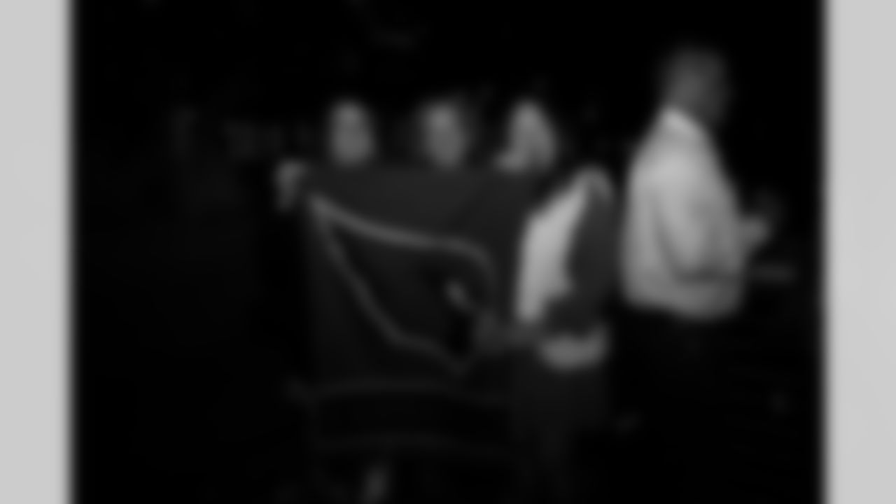 The Arizona Cardinals host a happy hour at Happiest Hour during the inaugural Cardinals Premier Travel trip to Dallas on Sunday, Nov. 2, 2025 in Dallas, TX.