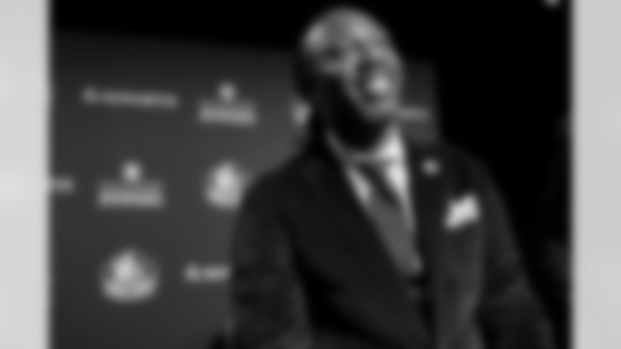 2026 Pro Football Hall of Fame inductee and former Arizona Cardinals wide receiver Larry Fitzgerald during NFL Honors at the Palace of Fine Arts on Thursday, Feb. 5, 2026 in San Francisco, CA.