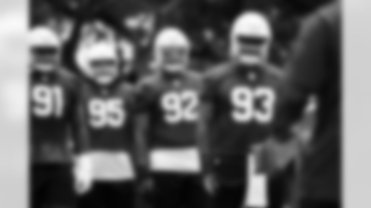 Arizona Cardinals defensive lineman Bilal Nichols (92) during 2024 Cardinals Training Camp at the Dignity Health Training Facility on Wednesday, August. 28, 2024 in Tempe, AZ.