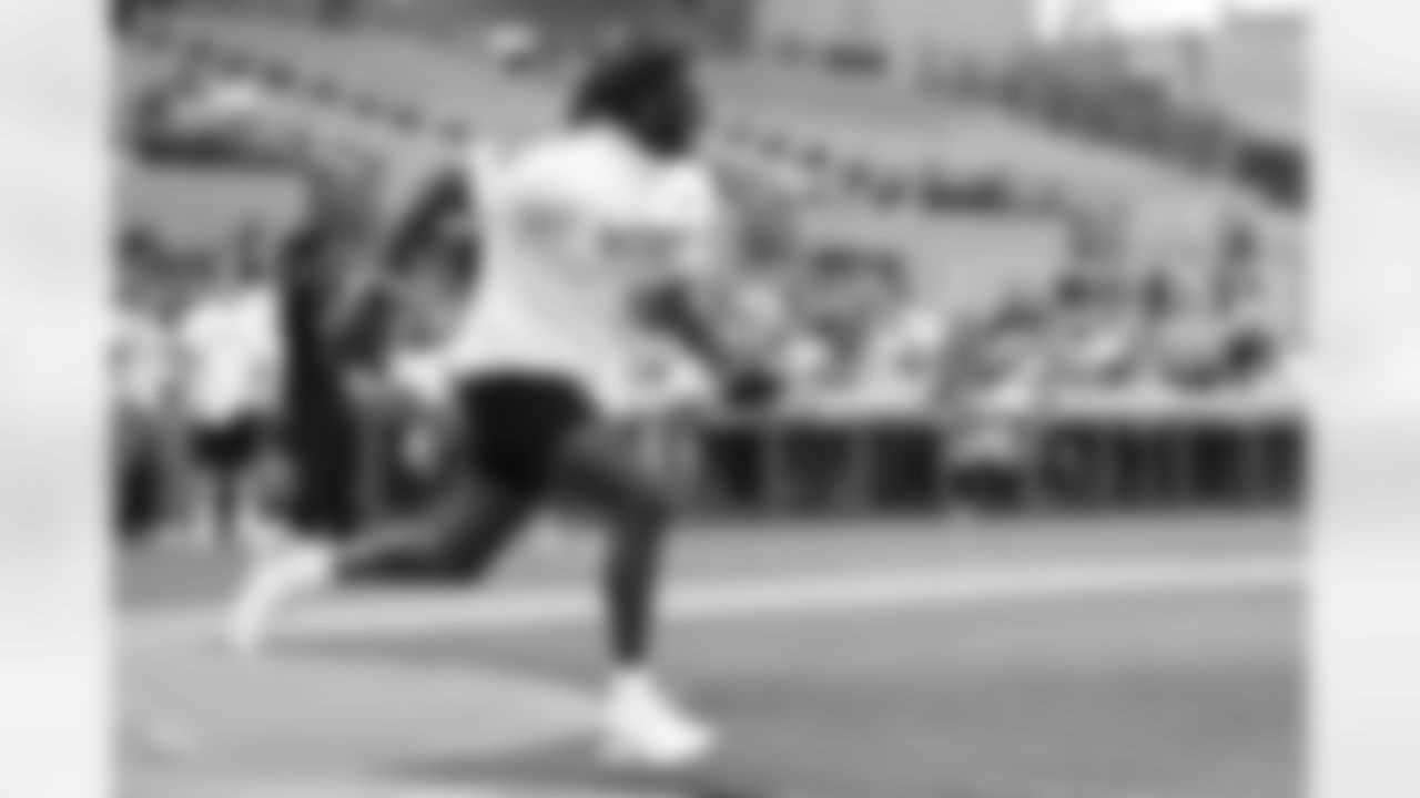 Arizona Cardinals quarterback Kyler Murray (1) hosts his inaugural Kyler Murray Foundation Charity Celebrity Softball Game at Salt River Fields at Talking Stick on Saturday, May 17, 2025 in Scottsdale, AZ.