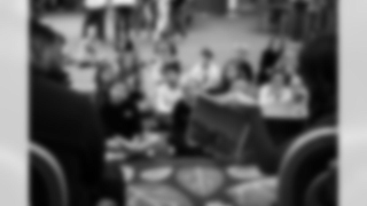 The Arizona Cardinals host a Milk and Cookies at Greenfield Elementary School presented by SRP and Albertsons-Safeway on Tuesday, Nov. 25, 2025 in Gilbert, AZ.