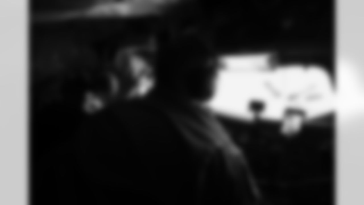 The Arizona Cardinals host TAPS, the Pat Tillman Foundation, Cox Charities, Folds of Honor, and civics educators on a KC-135 Stratotanker incentive flight featuring in-air refueling at Goldwater Air National Guard Base on Tuesday, Dec. 2, 2025 in Phoenix, AZ.