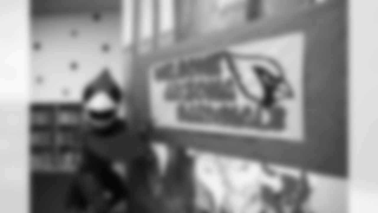 The Arizona Cardinals host a Milk and Cookies at Greenfield Elementary School presented by SRP and Albertsons-Safeway on Tuesday, Nov. 25, 2025 in Gilbert, AZ.