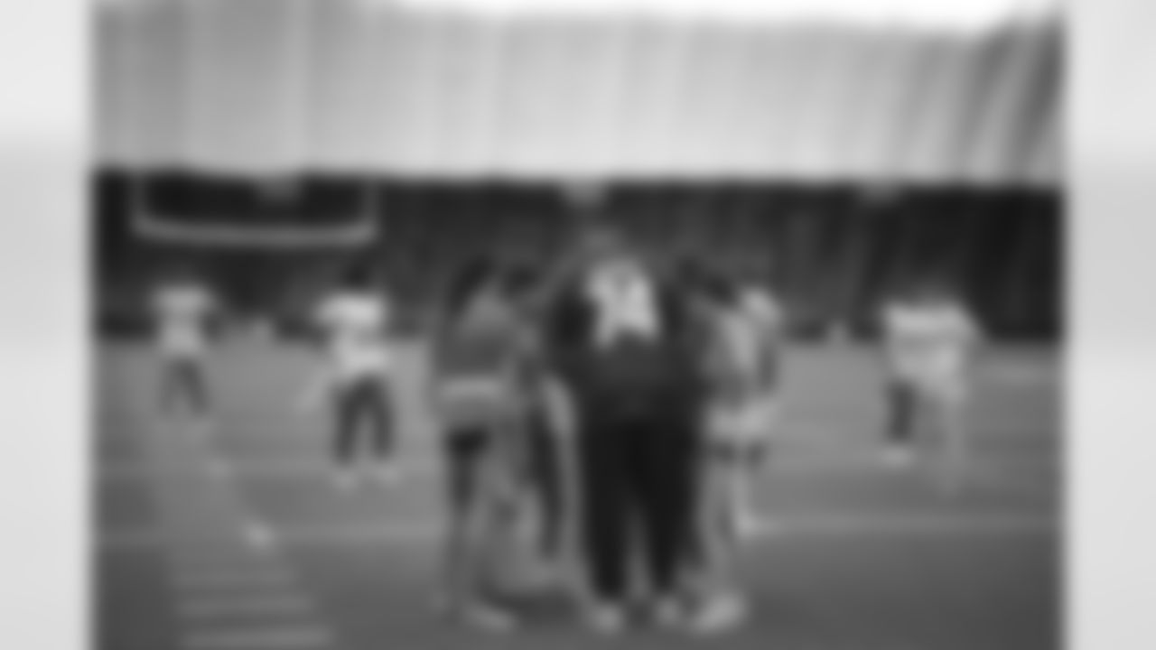 The Arizona Cardinals host local high school girls flag football teams for a skills and education camp Saturday, June 1, 2024 in Tempe, AZ.
