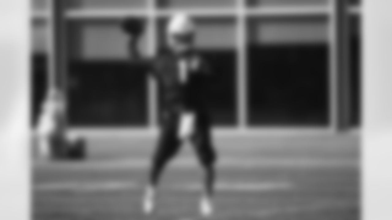 Arizona Cardinals quarterback Kyler Murray (1) during practice at the Dignity Health Training Facility on Wednesday, November 29, 2023 in Tempe, AZ.