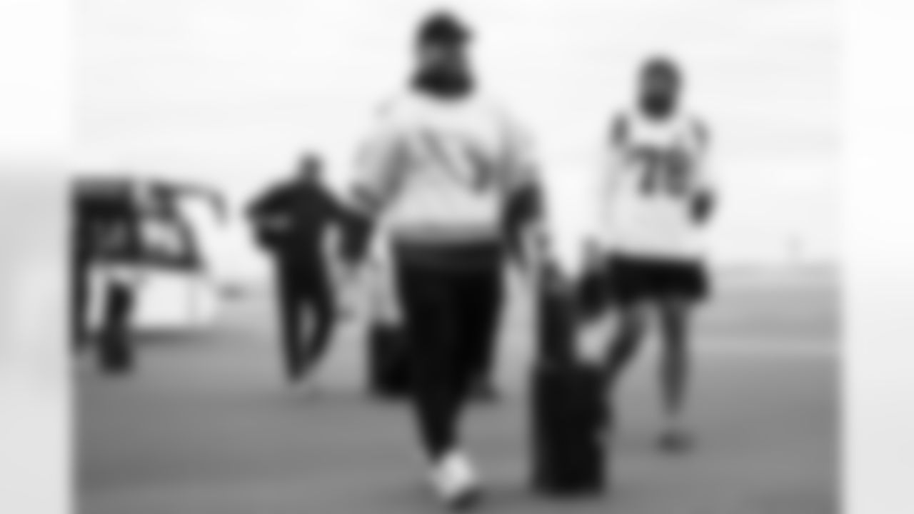 Arizona Cardinals offensive lineman Hjalte Froholdt (72) travels to Cincinnati before the Week 17 regular season game against the Cincinnati Bengals on Saturday, Dec. 27, 2025 in Phoenix, AZ.