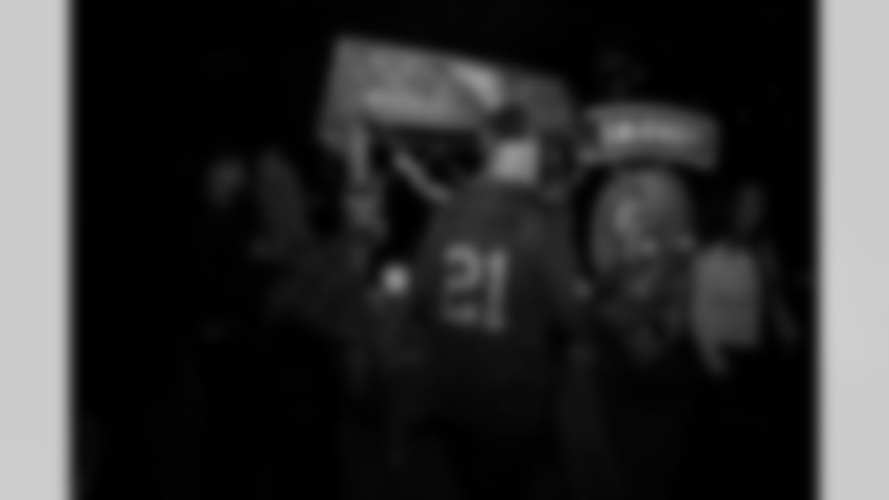 The Arizona Cardinals host a happy hour at Happiest Hour during the inaugural Cardinals Premier Travel trip to Dallas on Sunday, Nov. 2, 2025 in Dallas, TX.