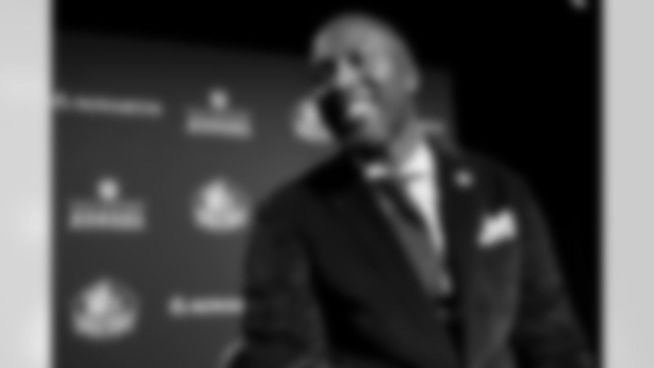 2026 Pro Football Hall of Fame inductee and former Arizona Cardinals wide receiver Larry Fitzgerald during NFL Honors at the Palace of Fine Arts on Thursday, Feb. 5, 2026 in San Francisco, CA.