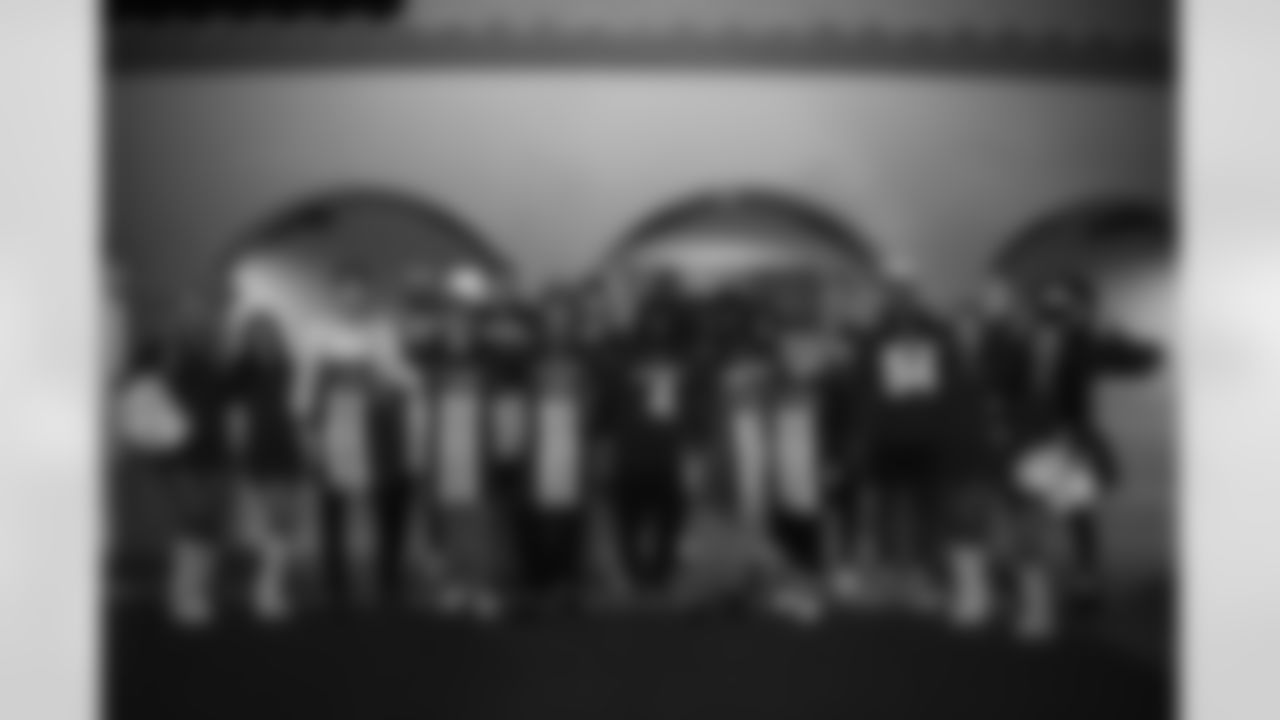 The Arizona Cardinals and Phoenix Rescue Mission host families for a Thanksgiving meal event on Monday, Nov. 24, 2025 in Phoenix, AZ.