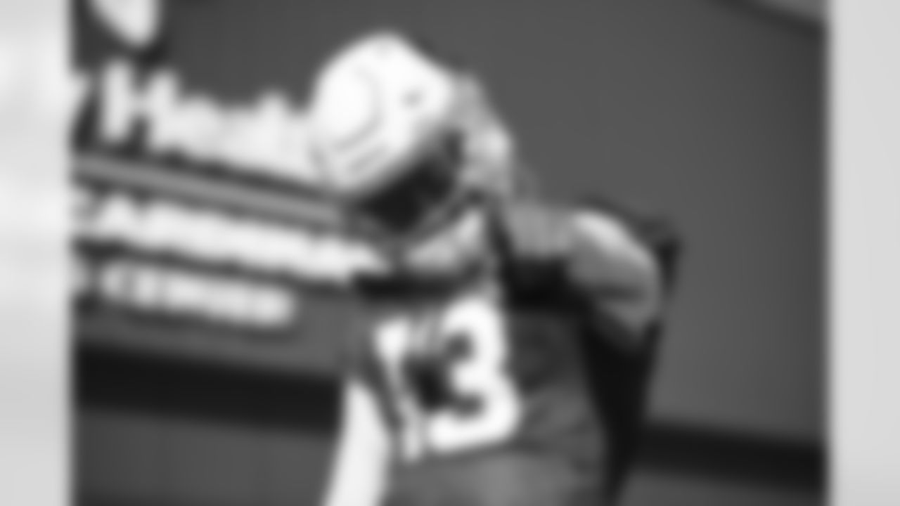 Arizona Cardinals cornerback Kei'Trel Clark (13) during practice at the Dignity Health Training Facility on Wednesday, November 29, 2023 in Tempe, AZ.