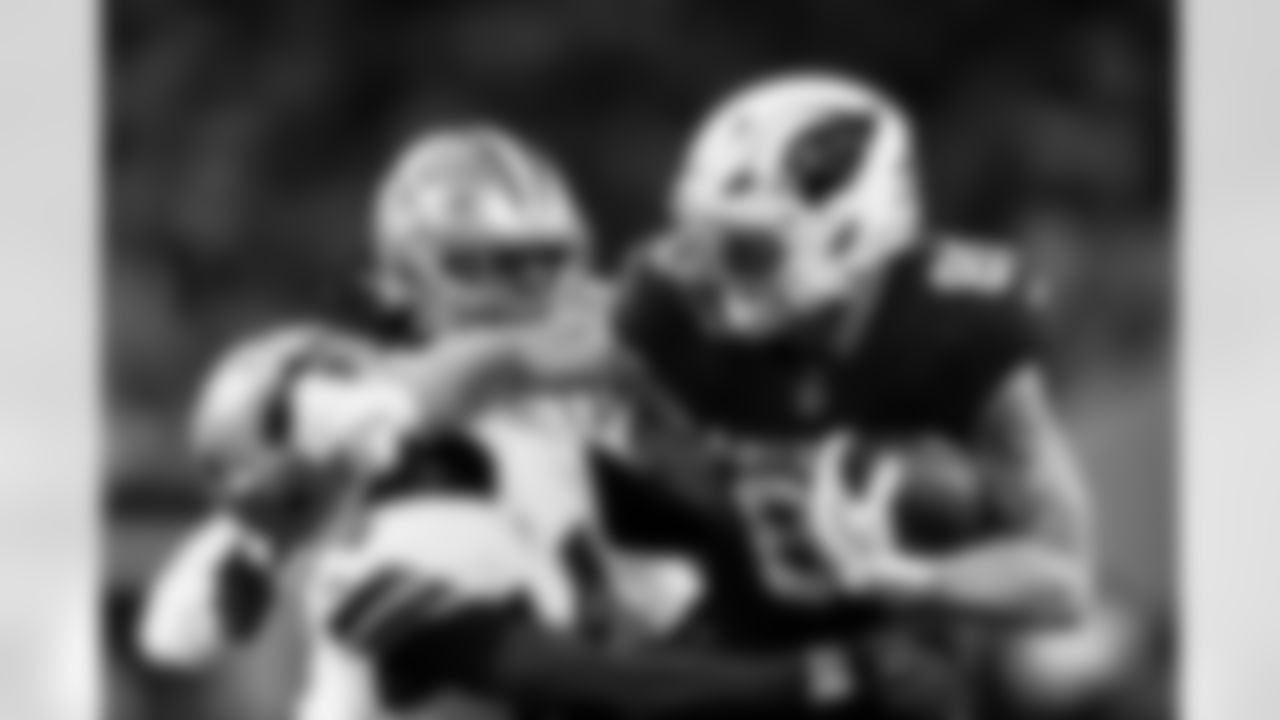 Arizona Cardinals tight end Trey McBride (85) during the Week 9 regular season game between the Arizona Cardinals and the Dallas Cowboys on Monday, Nov. 3, 2025 in Arlington, TX.