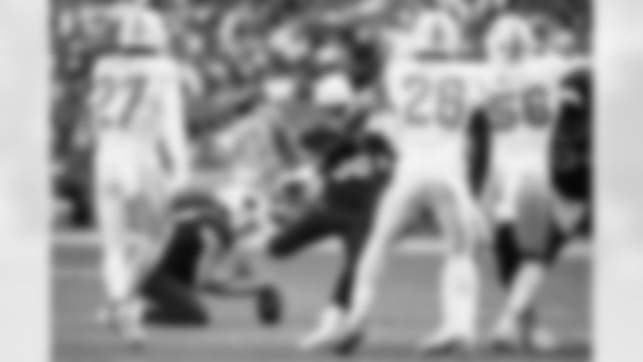 Arizona Cardinals kicker Chad Ryland (38) during the Week 8 regular season game between the Arizona Cardinals and the Miami Dolphins on Sunday, Oct 27, 2024 in Miami Gardens, FL.