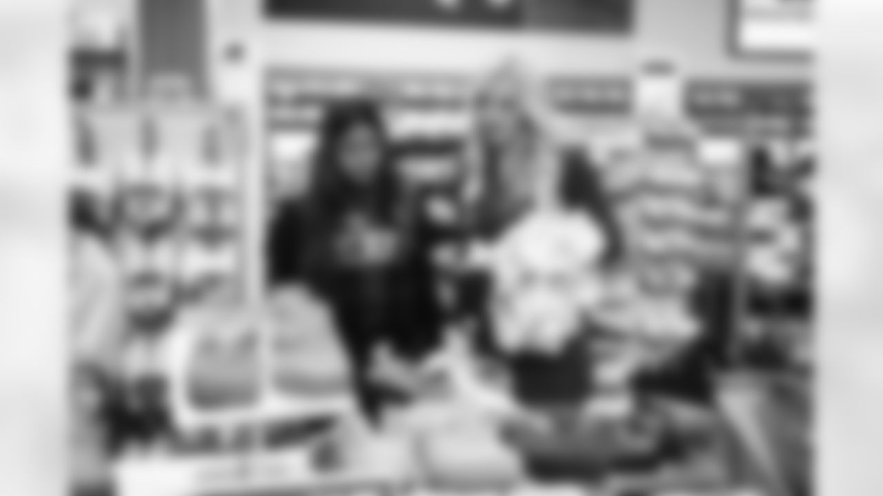 The Arizona Cardinals and Desert Financial Credit Union host a holiday shopping event at SCHEELS Chandler on Tuesday, Dec. 9, 2025 in Chandler, AZ.