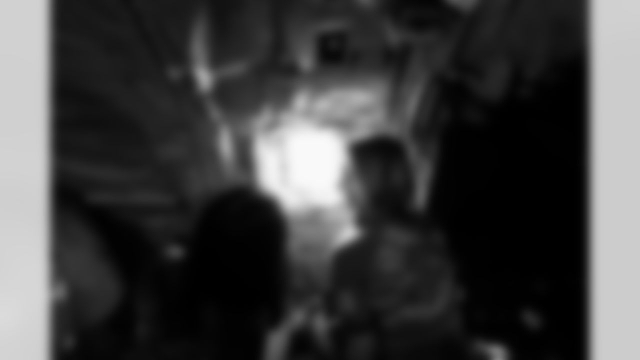 The Arizona Cardinals host TAPS, the Pat Tillman Foundation, Cox Charities, Folds of Honor, and civics educators on a KC-135 Stratotanker incentive flight featuring in-air refueling at Goldwater Air National Guard Base on Tuesday, Dec. 2, 2025 in Phoenix, AZ.