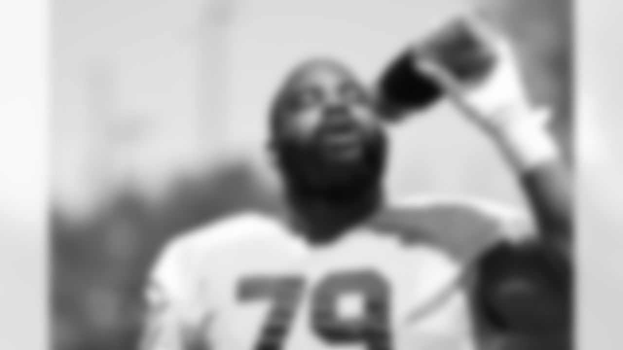 Arizona Cardinals defensive lineman Phil Hoskins (79) during 2024 Cardinals Training Camp at the Dignity Health Training Facility on Friday, August. 23, 2024 in Tempe, AZ.