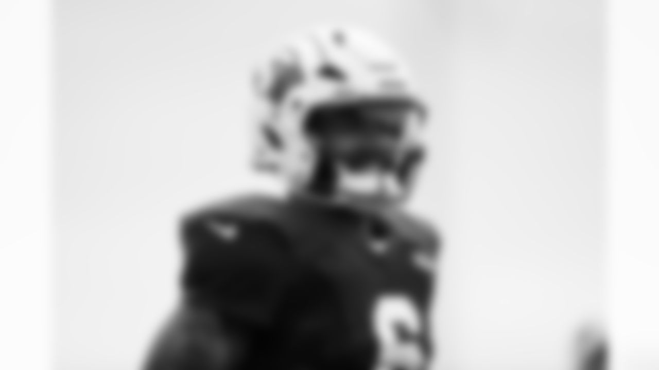 Arizona Cardinals running back James Conner (6) during practice at the Dignity Health Training Facility on Thursday, Sep. 18, 2025 in Tempe, AZ.