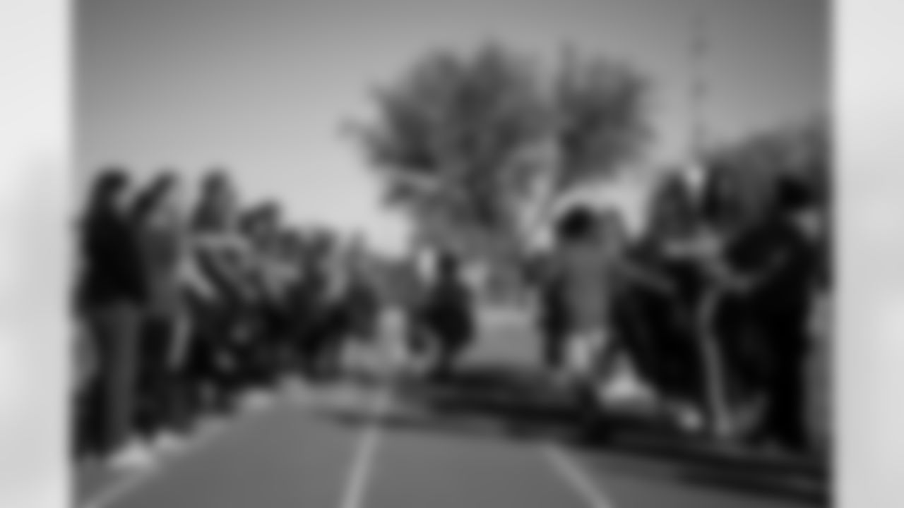 The Arizona Cardinals host a Youth Football Camp at Cesar Chavez High School presented by State Farm on Tuesday, Dec. 16, 2025 in Laveen Village, AZ.