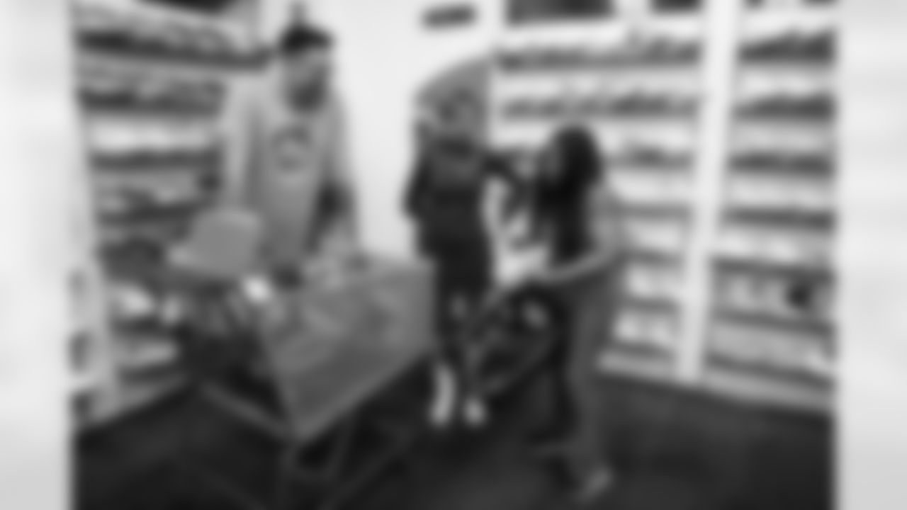 The Arizona Cardinals and Desert Financial Credit Union host a holiday shopping event at SCHEELS Chandler on Tuesday, Dec. 9, 2025 in Chandler, AZ.