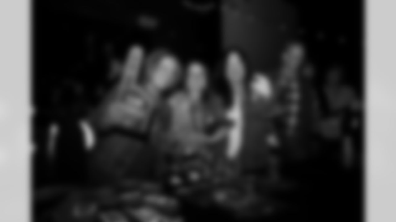 The Arizona Cardinals host a happy hour at Happiest Hour during the inaugural Cardinals Premier Travel trip to Dallas on Sunday, Nov. 2, 2025 in Dallas, TX.