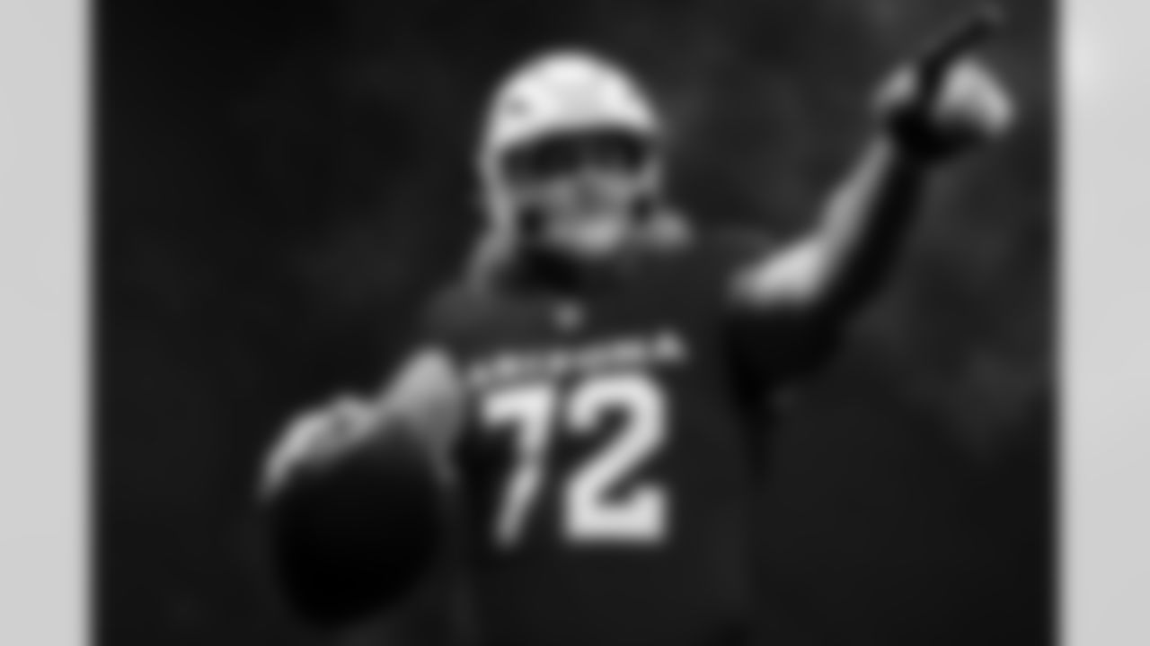 Arizona Cardinals offensive lineman Hjalte Froholdt (72) during 2025 Media Day on Monday, June 9, 2025 in Tempe, AZ.