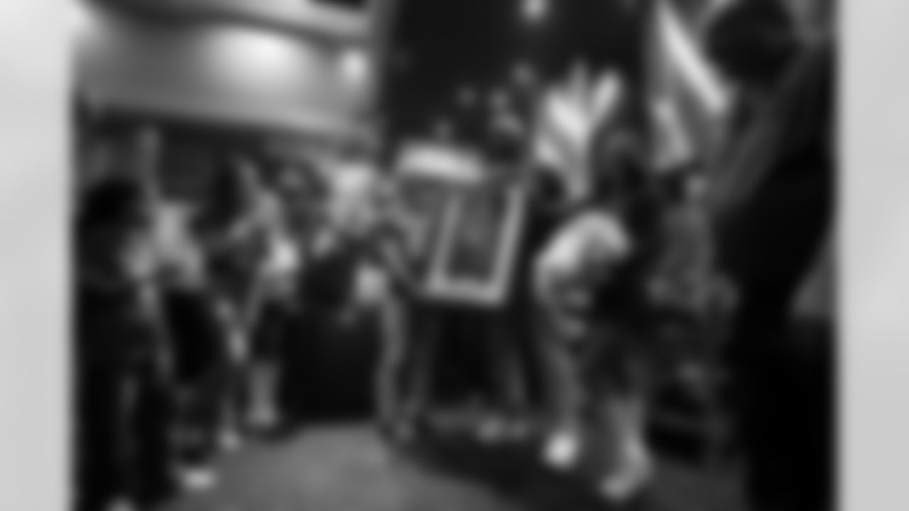 The Arizona Cardinals host veterans, members from the Pat Tillman Foundation, Civics leaders, and TAPS members at Benihana to honor those who serve on Monday, Nov. 10, 2025 in Tempe, AZ.