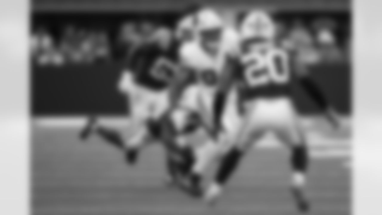 Arizona Cardinals tight end Elijah Higgins (84) during the Week 6 regular season game between the Arizona Cardinals and the Indianapolis Colts on Sunday, Oct. 12, 2025 in Indianapolis, IN.