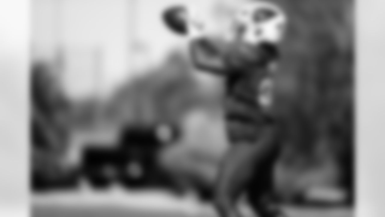 Arizona Cardinals running back Michael Carter (22) during practice at the Dignity Health Training Facility on Thursday, Oct. 16, 2025 in Tempe, AZ.